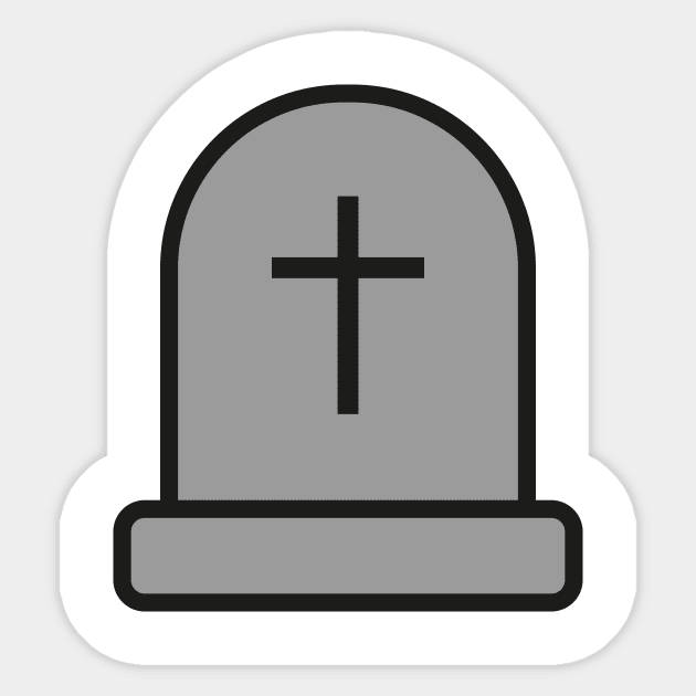 gravestone Sticker by FirstBaby